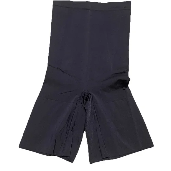 Spanx Sculpt On Core High Waist Mid Thigh Shorts Black Size XS Sculpting Contour - Picture 3 of 15